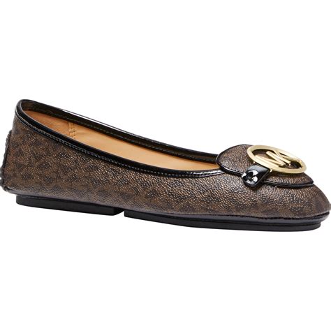 michael kors lillie moc leather flat hemp|Lillie Leather Moccasin .